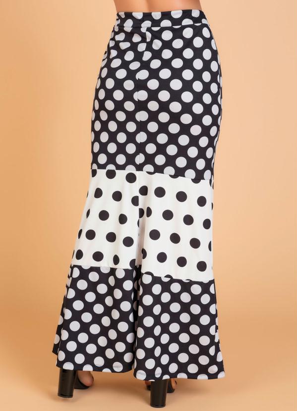 Rosalie - Saia Longa Moda Evangélica Poá 7