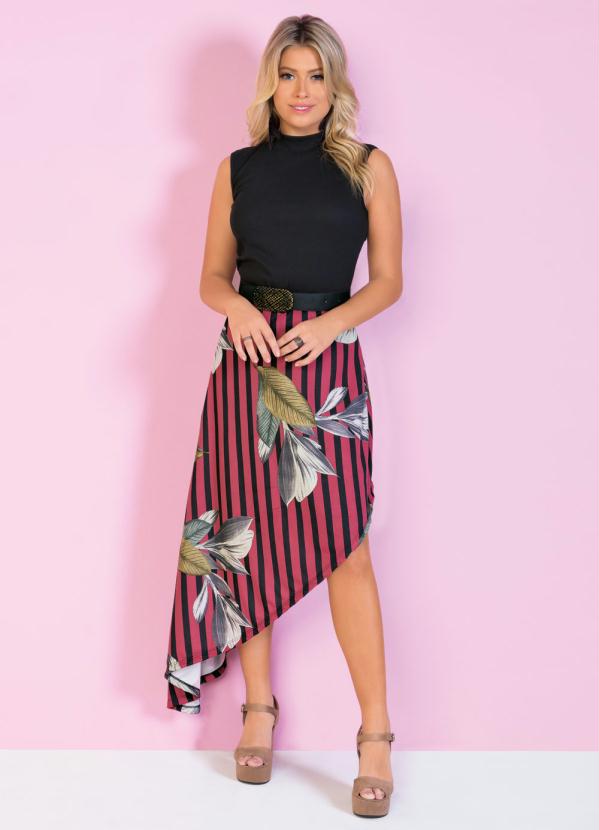 Outlet - Saia Mullet Estampada 3