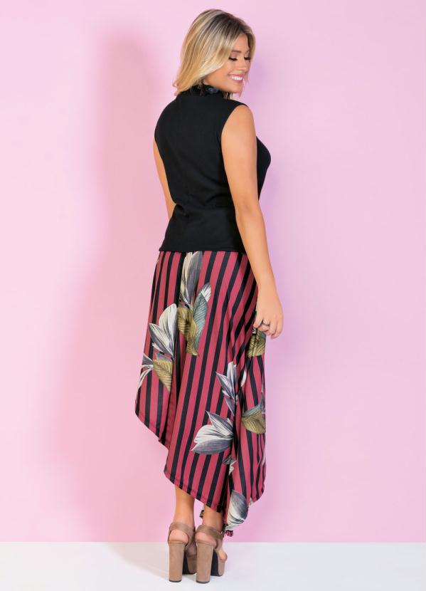 Outlet - Saia Mullet Estampada 4