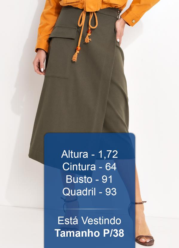 Mob - Saia Cargo Malha Transpassado Verde 5