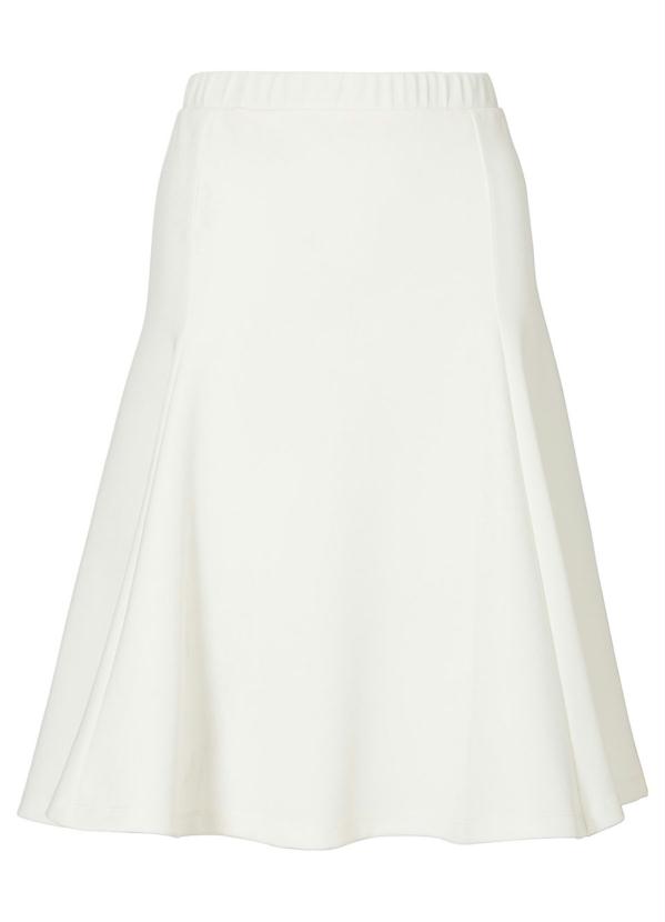 Outlet - Saia Evasê Off White 4
