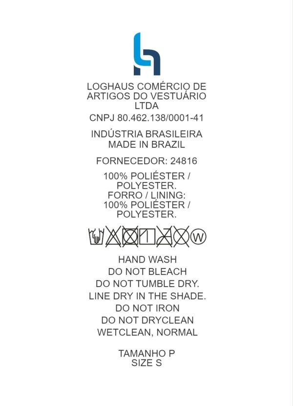 Quintess - Saia Floral Vermelho com Babado na Barra 10