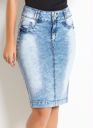 modelo de saia jeans evangélica