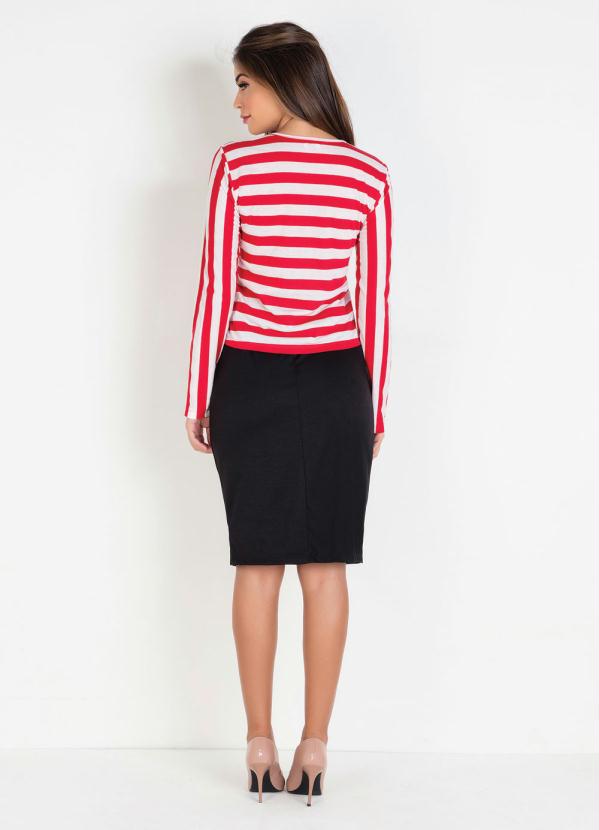 Rosalie - Saia Lápis Preta 4