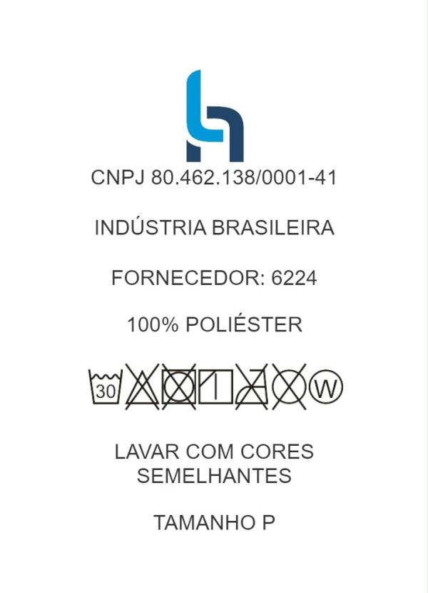 Queima Estoque - Saia Listra Azul com Transpasse 6