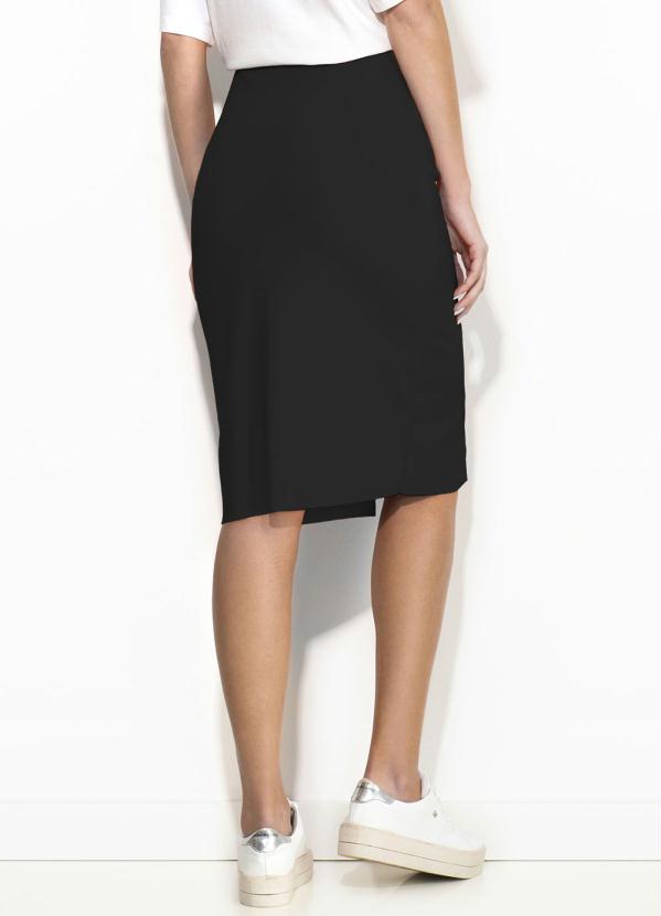 Colcci - Saia Midi Preta 2