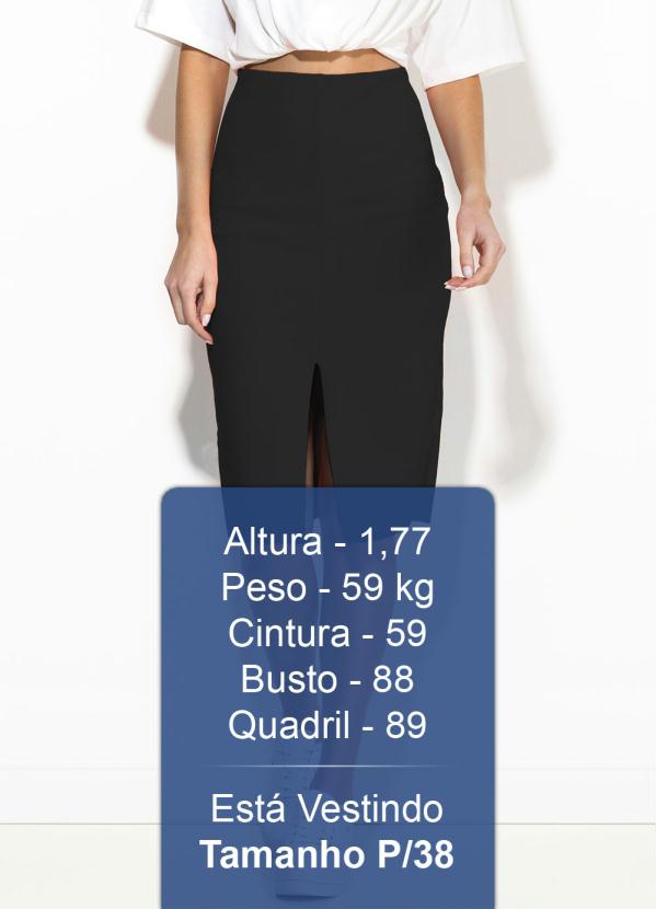 Colcci - Saia Midi Preta 5