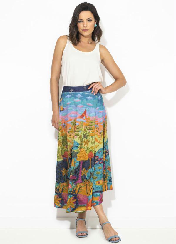 Farm - Saia Midi Sonho na Amazônia Azul 3