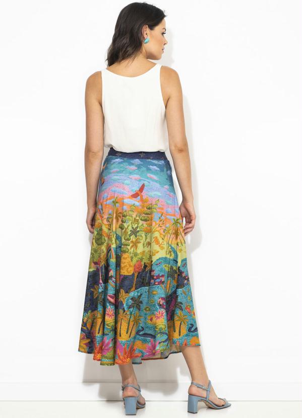 Farm - Saia Midi Sonho na Amazônia Azul 4