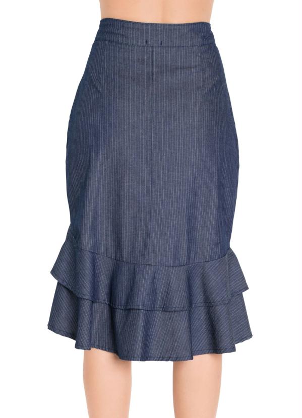 Rosalie - Saia Risca de Giz com Babados 2