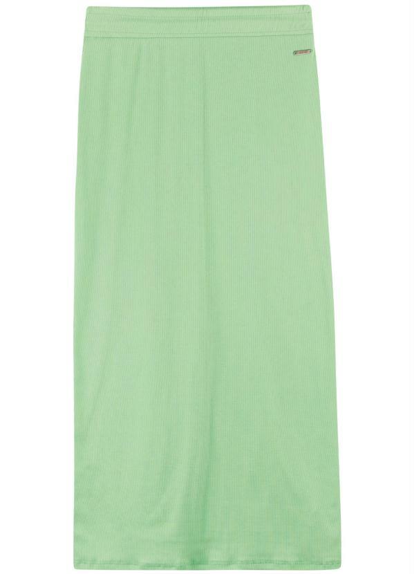 Enfim - Saia Verde Água Mídi em Ribana 4