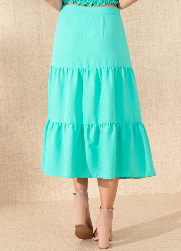 Quintess - Saia Verde em Camadas 2