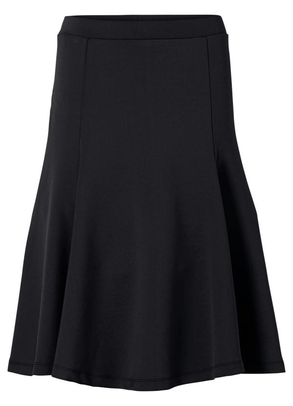 bonprix - Saia Evasê Preta 3