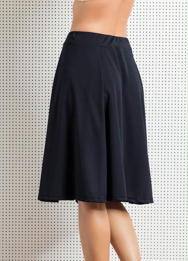 Outlet - Saia Midi Trapésio Preta 6