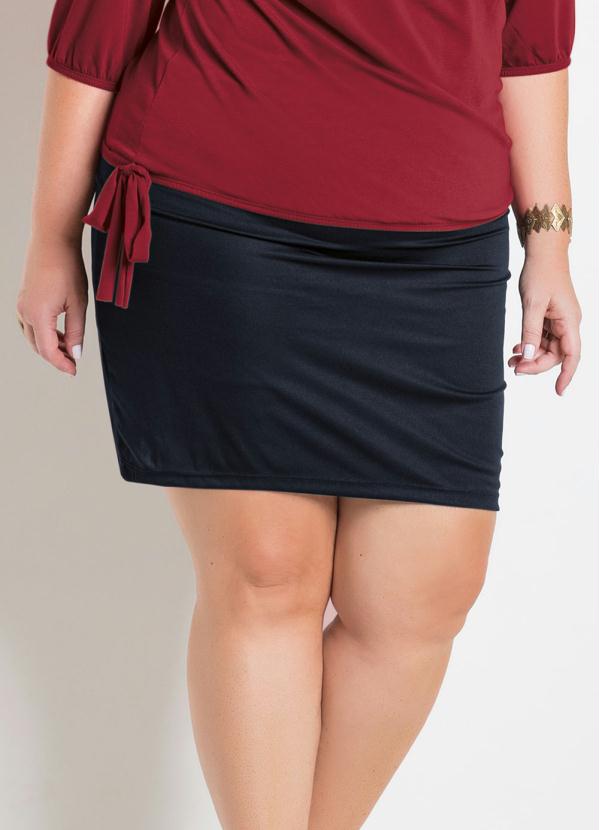 Marguerite - Saia Plus Size Preta
