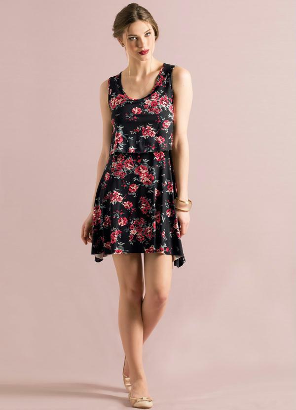 Quintess - Vestido Floral sem Mangas 4