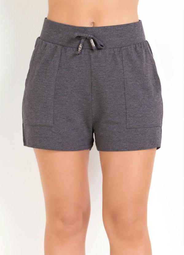 Rovitex - Short com Bolsos Funcionais e Cordel Mescla 7