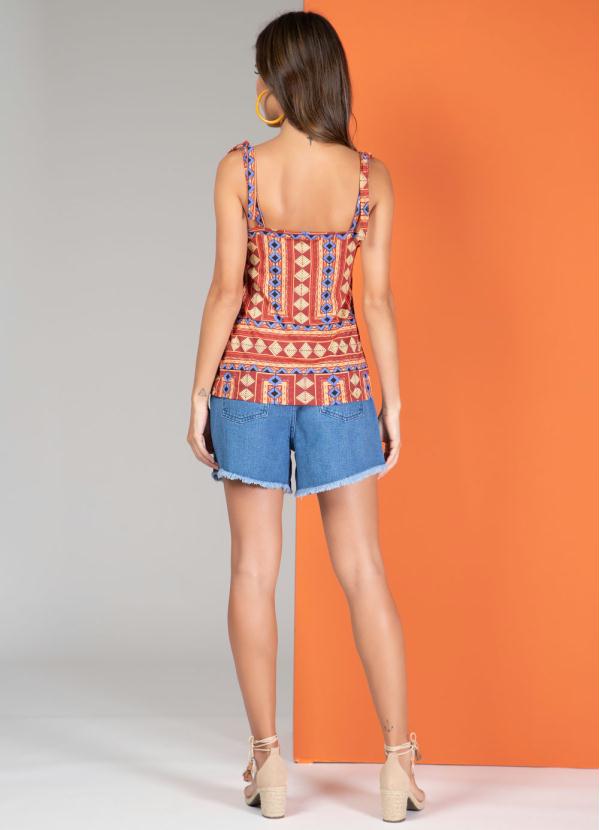 Quintess - Short Jeans com Barra Desfiada 6