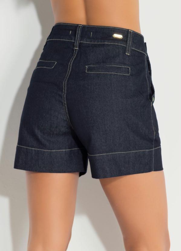 Quintess - Short Jeans com Detalhe de Botões 8