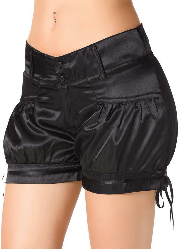 Quintess - Short em Cetim Preto