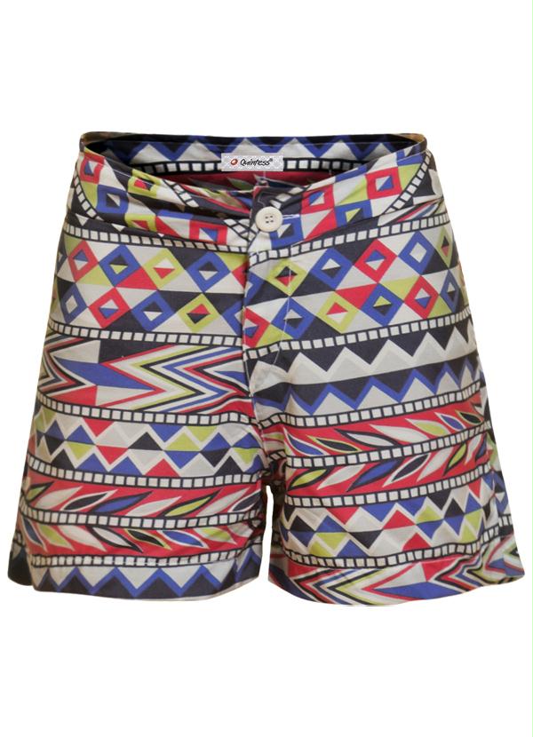 Quintess - Short Estampa Étnica 5