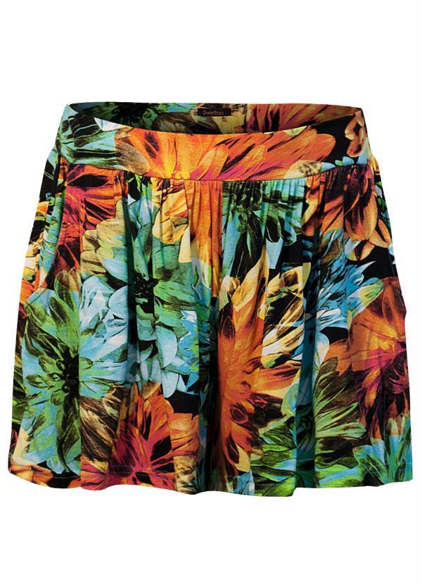 Quintess - Short Saia Estampa Tropical 5
