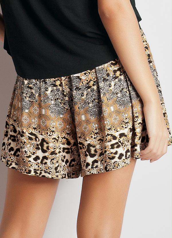 Quintess - Short Saia Estampado 2
