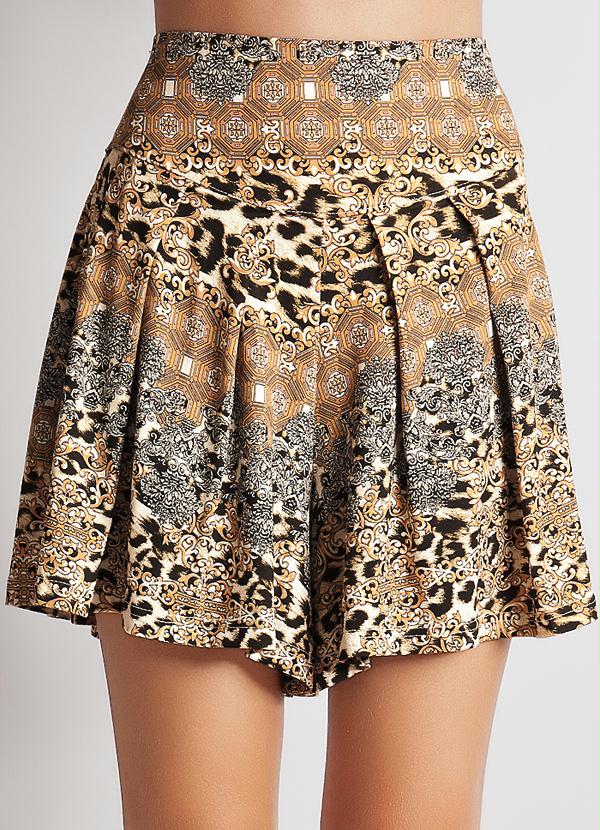 Quintess - Short Saia Estampado 5