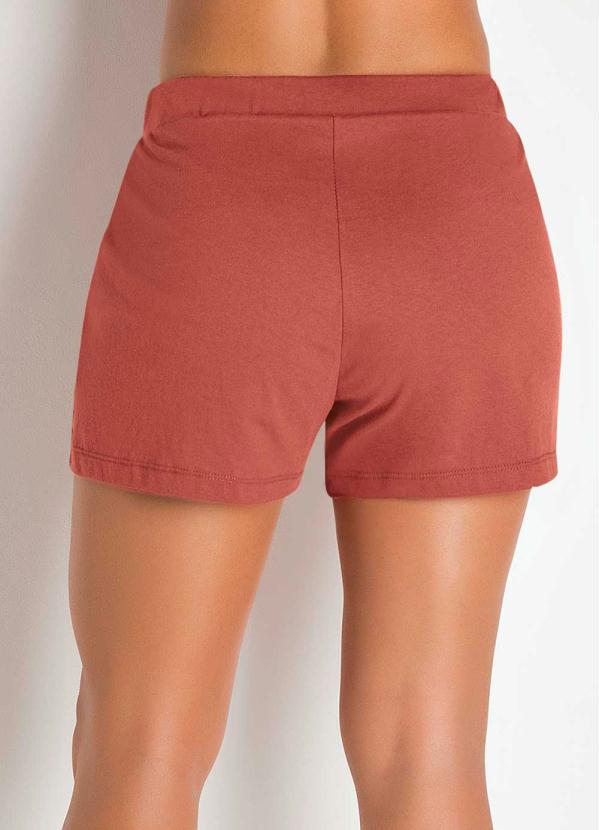 Outlet - Short Telha com Detalhe de Babado Frontal 6