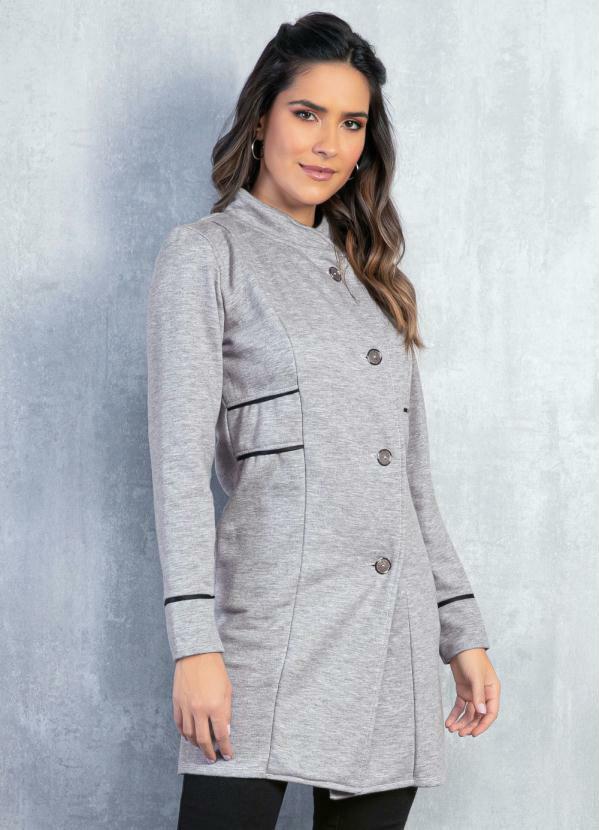 Quintess - Sobretudo Mescla com Botões