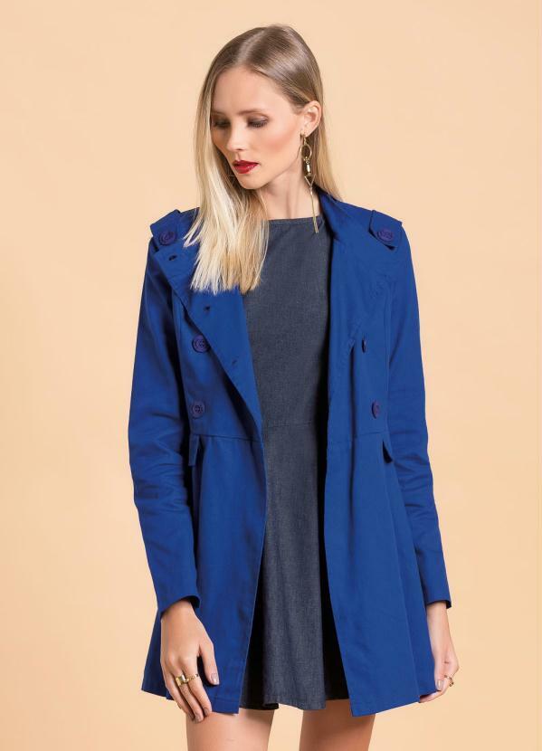 Quintess - Sobretudo Quintess Royal com Botões