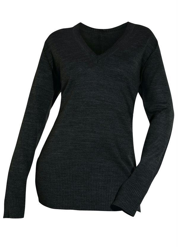 Quintess - Pulôver Feminino Tricô Acrílico Preto 7