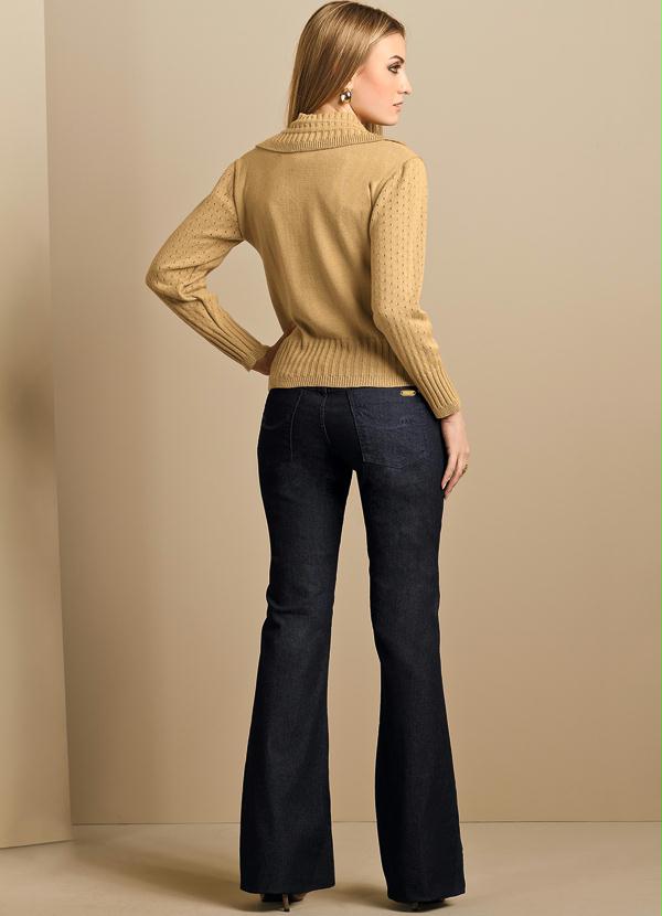 Quintess - Suéter Feminino com Gola Mostarda 5