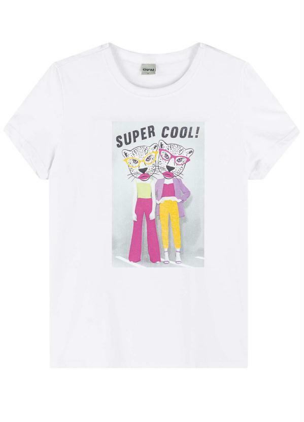Enfim - Blusa Branca Super Cool