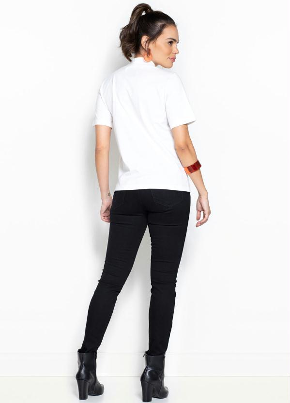 Colcci - T-Shirt de Malha Branca 4