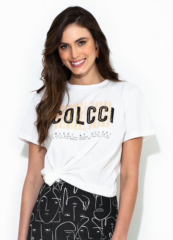 Colcci T-Shirt Estampada Off White
