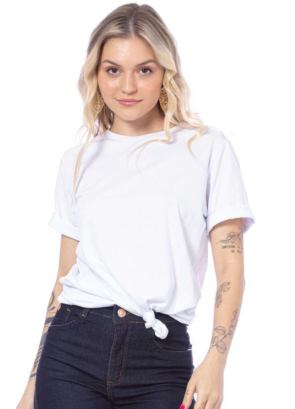 Up Close - T-Shirt Feminina Lisa Branco