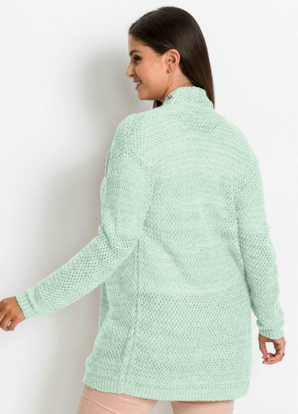 cardigan verde claro