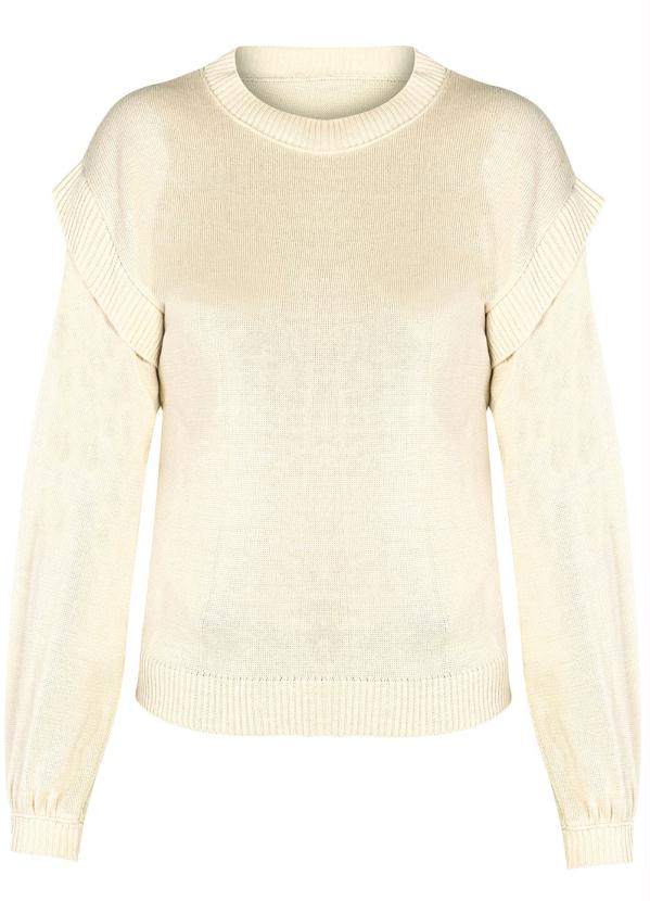 Queima Estoque - Casaco Manga Longa Bege 5