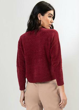 Endless - Suèter Feminino em Tricot Vermelho - ENDLESS