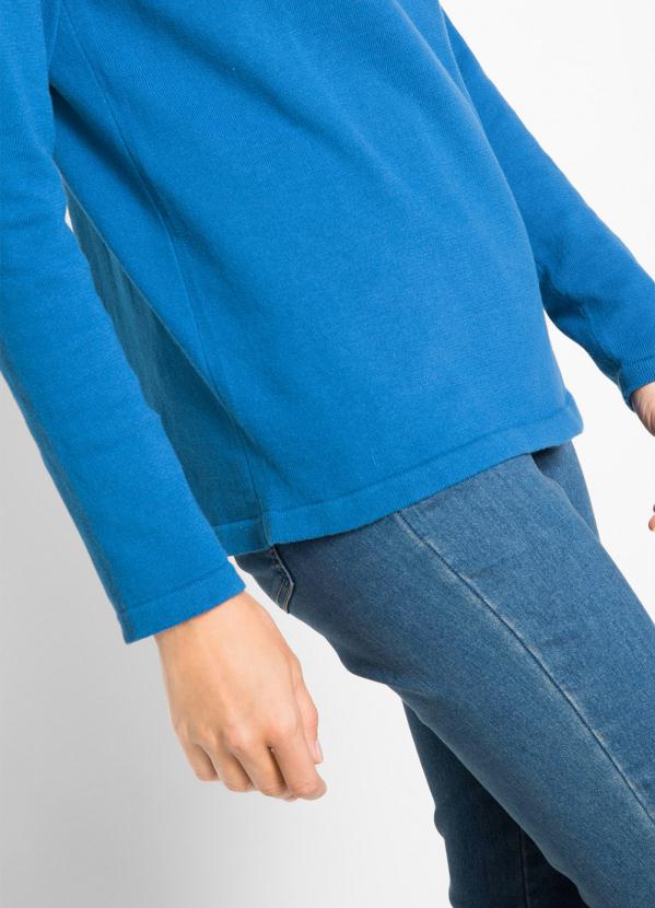 bonprix - Suéter de Tricô Azul Royal 3