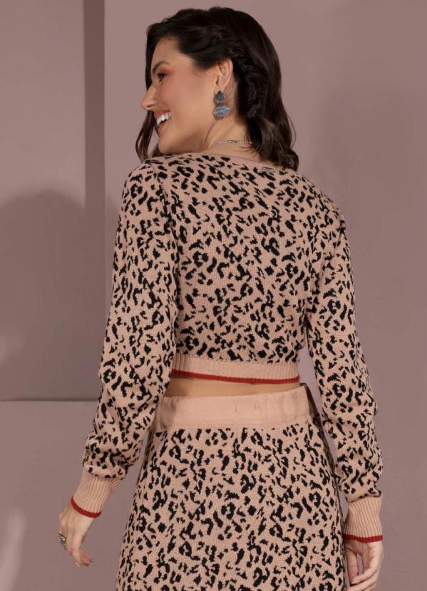 Quintess - Suéter em Tricô Onça 2