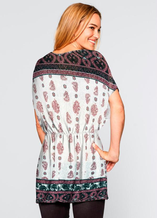 Outlet - Túnica Acinturada Crú 2