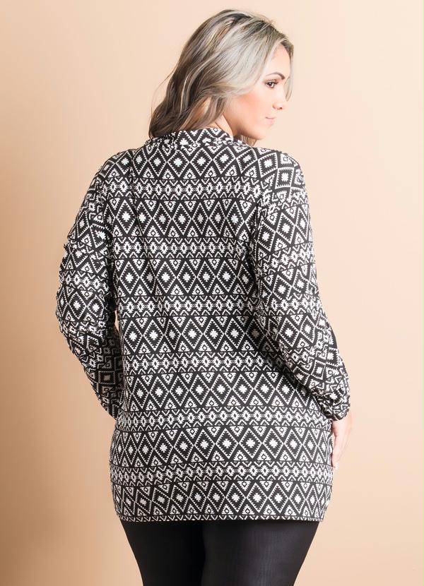 Quintess - Kimono Étnico Plus Size 2