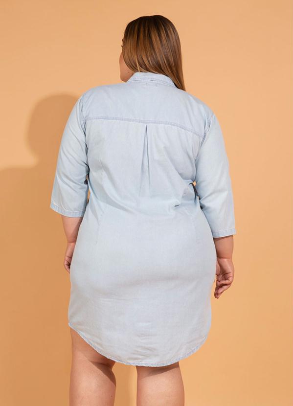 bonprix - Chemise Jeans Azul Claro 6