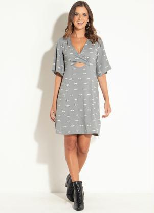 decote cruzado na frente