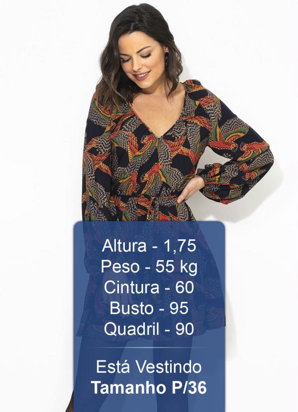 Farm - Vestido Curto Arara Ancestrais Preto 5