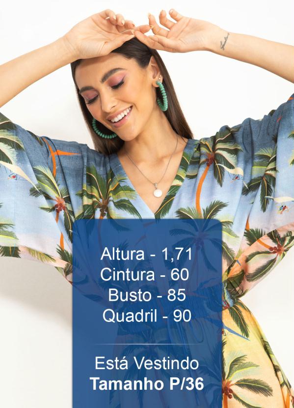 Farm - Vestido Curto de Viscose Voo Livre Estampado 5