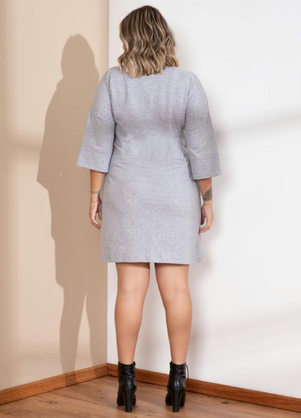 Quintess - Vestido em Moletom Mescla com Bolsos 9