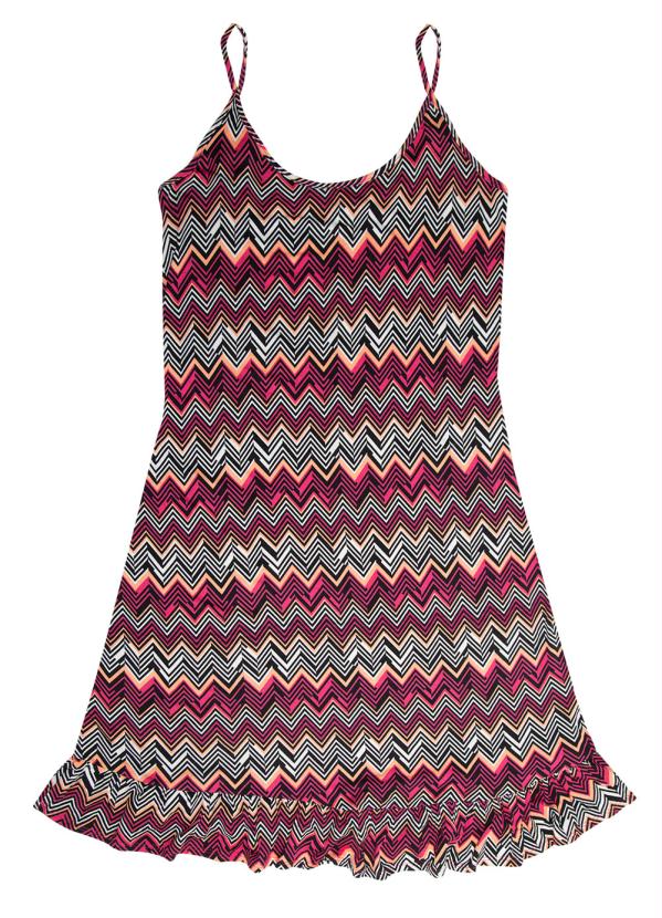 Rovitex - Vestido Feminino Estampado Estampado